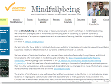 Tablet Screenshot of mindfullybeing.co.uk